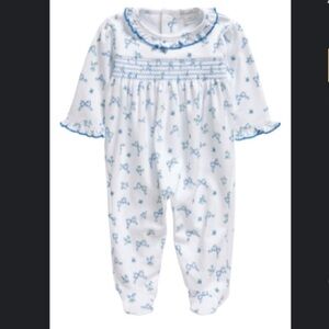 Kissy Kissy Blue Floral Baby Romper